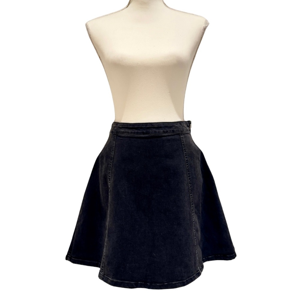 Classic Black Denim Mini Skirt | Excellent Condition! Size 29 | 1State